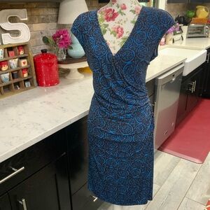 Lauren Ralph Lauren Blue and Black Dress